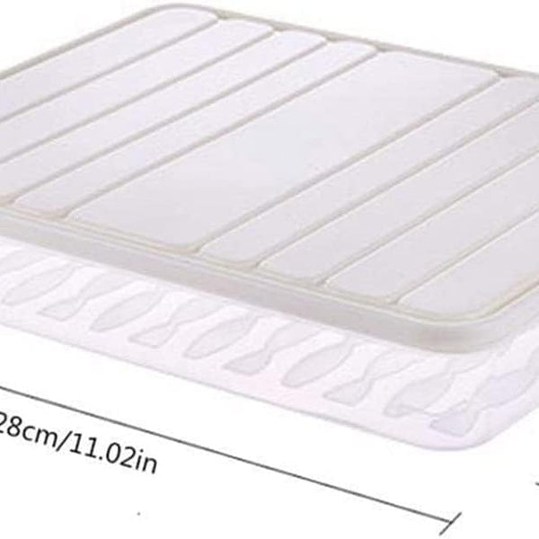 Plastic Food Storage Boxes with Secure Lid 3-pc Set (1×2500 ML 2×1200 ML) – Airtight Containers for Kitchen Fridge to Store Dry Fruits Vegetables Meat Fish & More