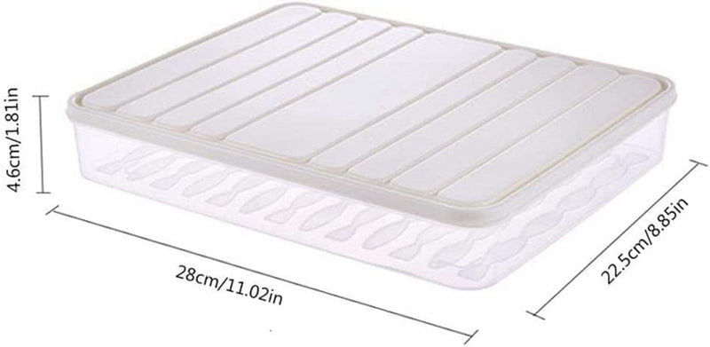 Plastic Food Storage Boxes with Secure Lid 3-pc Set (1×2500 ML 2×1200 ML) – Airtight Containers for Kitchen Fridge to Store Dry Fruits Vegetables Meat Fish & More