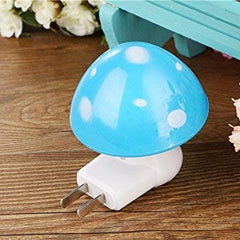 Plastic Mushroom Shaped Energy Saving LED Night Lamp with Automatic Sensor