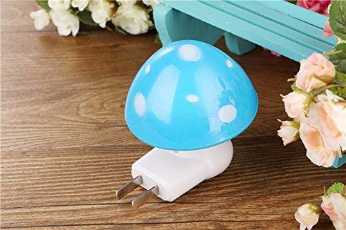Plastic Mushroom Shaped Energy Saving LED Night Lamp with Automatic Sensor