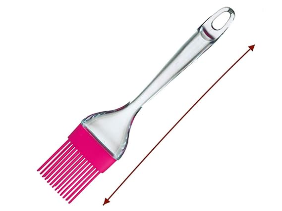2 PCS Silicone Oil Brush Set | Silicone Cooking Brush for Cooking Baking Big Size 9 Inch (Random Color)