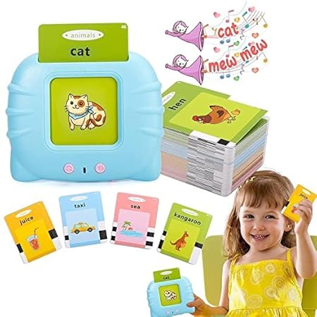 Om Rubber Card Carly Education de vice Talking Flash Cards Learning Toys