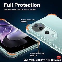 Vivo V40 Pro Transparent Cover Case