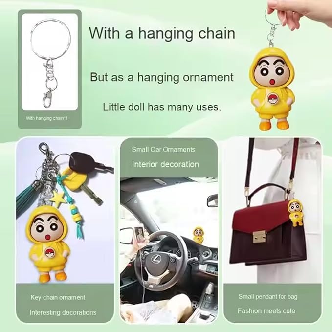 Shinchan Face Keychains Toy