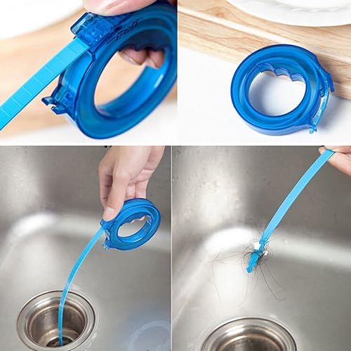 Drain Cleaning Tool, Drain Hair Clog Remover Catcher Drain Clog Snake Cleaning Tool