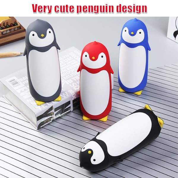 Penguin Glass Water Bottle 300ml