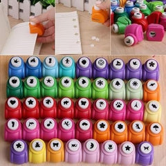 Craft Hole Punch Shapes Set,Small Paper Puncher for Kids, Crafting Scrapbook Punches,Star,Heart,Tag stamp Cards Mini Cutter Nail Arts