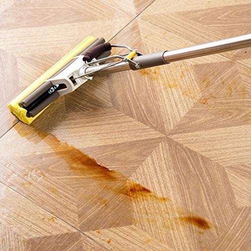 Sponge Mop for Floor Cleaning with Super Absorbent PVA Magic Telescopic Adjustable Handle Home, Kitchen, Bathroom, Bedroom, Office
