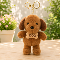 Dog Soft Toy Keychain