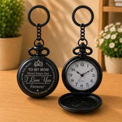 To My Mom Time Piece Keychain