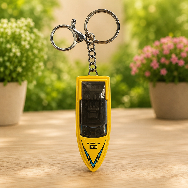 Boat Toy Keychain