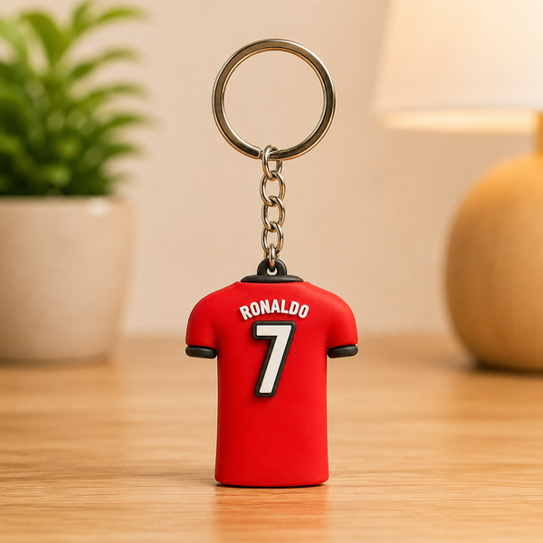 Jersey Silicone Keychains