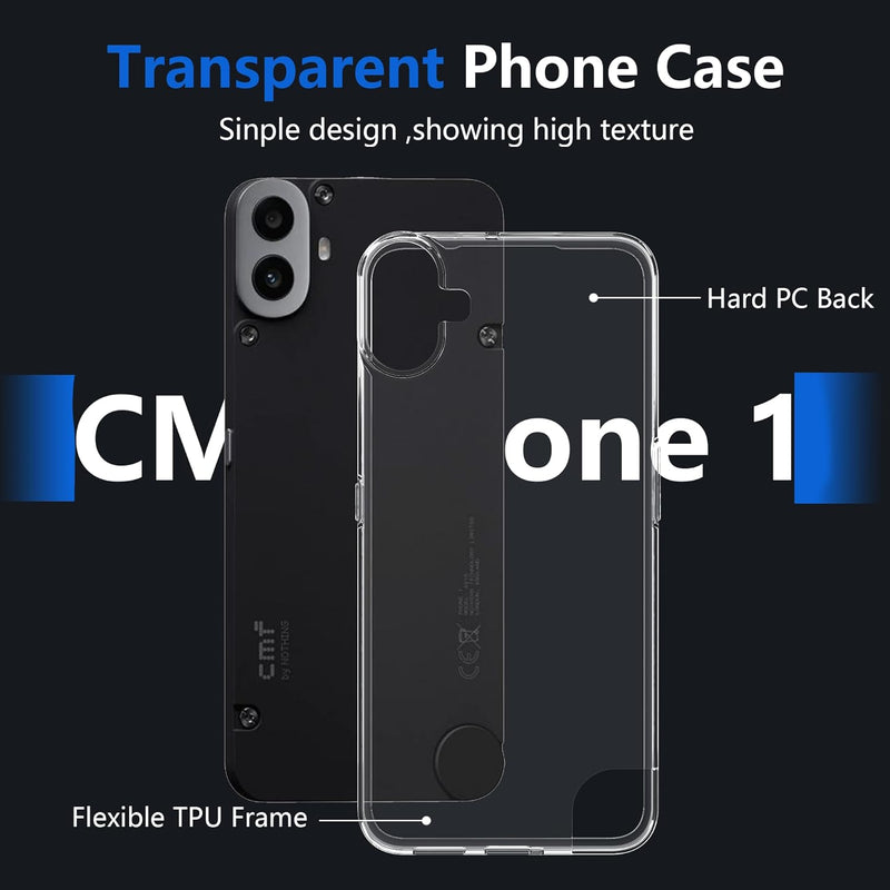 Cmf Phone 1 Transparent Cover Case