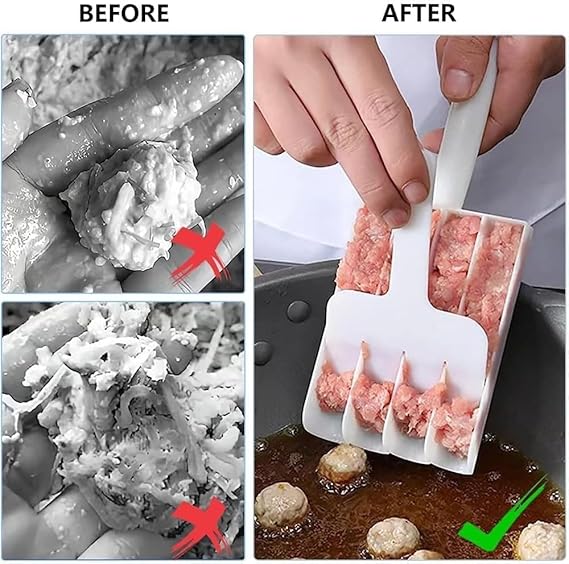 Small Meatball Maker - Creative Meatball Scoop Multi-Function Ball Maker | Portable Maker for Making Cake Balls, ICE Cream Spoon, Hand Cutting Scoop