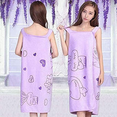 Microfiber Bathrobe/Bath Towel/Magic Towel/Beach Dress/Beach and Spa Bathrobe for Girls & Women