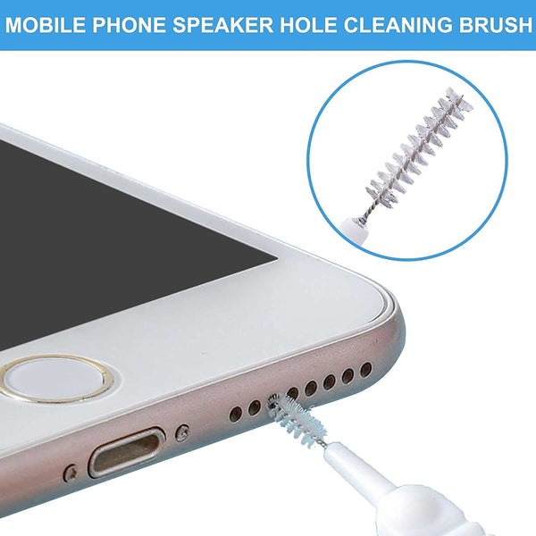 Multifunctional Shower Nozzle Cleaning Brush - Mini hole Cleaner Tool for Shower Heads, Cell Phones, Headphone Sockets, and Small Holes - Anti-Showerhead Cleaning Brushes for Bathroom