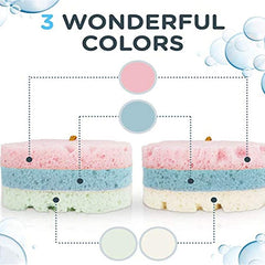 Soft Bath Sponge Shower Sponge Soothing Body Sponge for For Cleansing & Massage Extra Large & Fast Drying