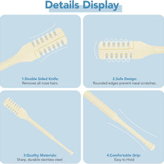 Nose Hair Removal Trimmer 3Pc