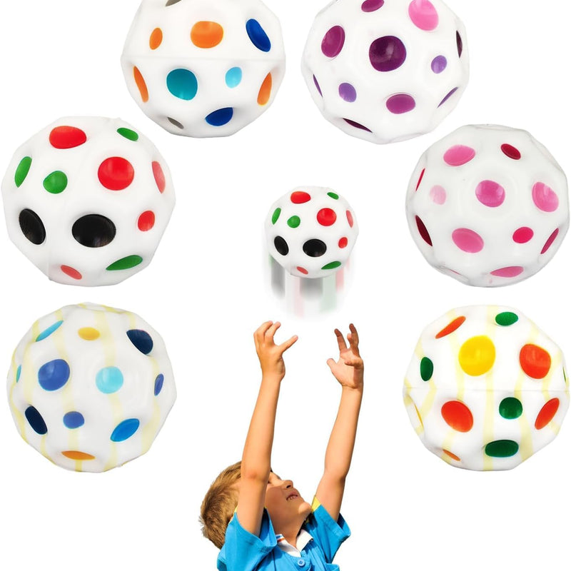 Moon Ball | Easy to Grip and Catch.(White) 1 Qty Random Color