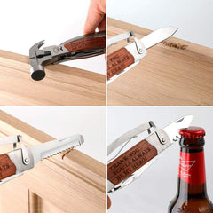 Hammer Multitool, Opener Screwdriver, Cool Gadget Christmas Gifts Stocking Stuffer for Men, Outdoor Camping
