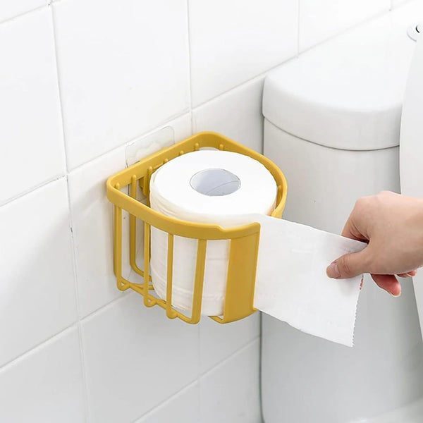 Toilet Paper Holder, Toilet Tissue Holder, Tissue Roll Wall Mounted for Bathroom Kitchen