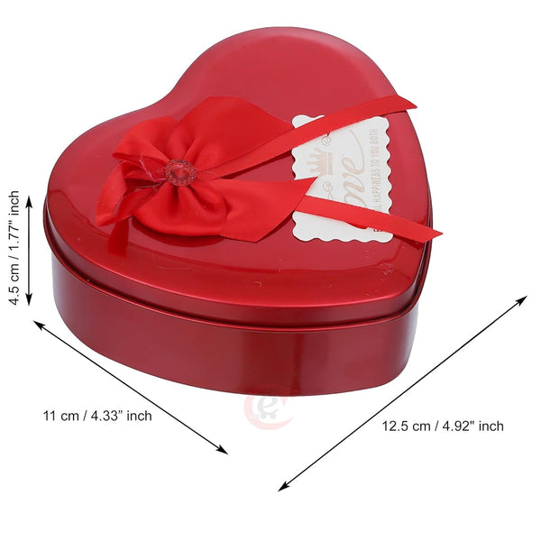 Heart Shape Love Gift Box with Teddy & Rose - Gift for Girlfriend, Boyfriend, Wife, Fiance, Husband - Birthday Anniversary Special Couples -Valentine Day Decoration Items