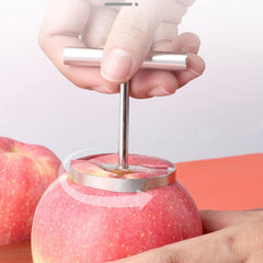 Stainless Steel Apple Corer and Fruit Core Remover Large Core Puller Hole Digger Kitchen Tool for Pear Rice Mold and Stewed Fruit Preparation