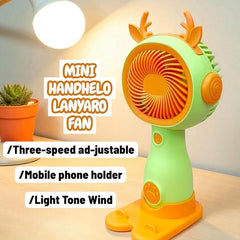 Rechargable Hand-Fan (Pack Of 1) | USB Charging Hand-Fan | Protable Summer Cooling fan For School Office And Travel | Indoor, Outdoor Handheld/Fan