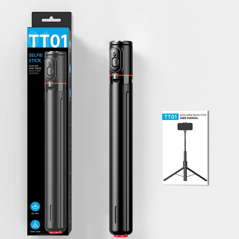 Selfie Stick Tripod, All-in-1 Aluminum Celly Phone Selfie Stick for iPhone Android with Remote,Travel Tripod,Video Recording, Vlogging, Live Streaming