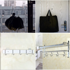 10Pcs SelfAdhesive Screw Wall Hook