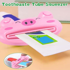 Toothpaste Dispenser Squeezer, Pink | Eco-friendly and non-toxic | Easy to use | Pack of 1