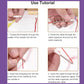 1 Set Punch Needle Set for Beginners - 3 Needle Sizes Threader, Embroidery Pen with Instructions - DIY Craft & Embroidery Tool,Sewing, Knitting, Embroidery Needle Punch (1 Set --- Purple punch needle set for embroidery)