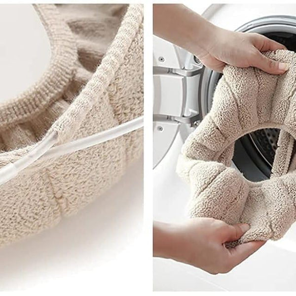 Toilet Seat Cover Pads Washable Toilet Seat Cushion Mat Toilet Seat Lid Cover Pads Cleaning Comfortable Toilet Pad