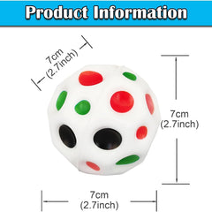 Moon Ball | Easy to Grip and Catch.(White) 1 Qty Random Color