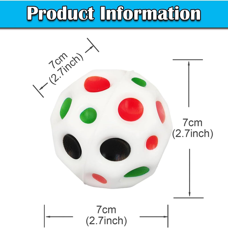 Moon Ball | Easy to Grip and Catch.(White) 1 Qty Random Color