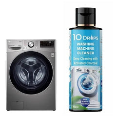 Washing Machine Cleaner with Activated Charcoal, Deep Cleaning, Premium Washing Machine Cleaner liquid Quick Descaler for Scale Remover Cleaning of Tub Drum Front & Top Load Machine