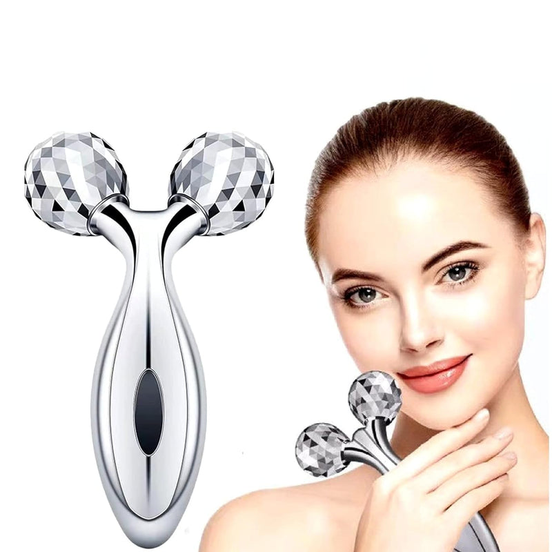 Manual 3D Massager Roller 360 Rotate Face Full Body Shape Skin Lifting Wrinkle Remover Facial Massage | Face Roller For Glowing Skin Relaxation Tool | Body Massage Tool