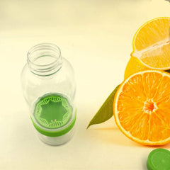 Orange Fruit Infuser Water Bottle, Sports Duo Citrus Kid Ginger Juice Water Bottle