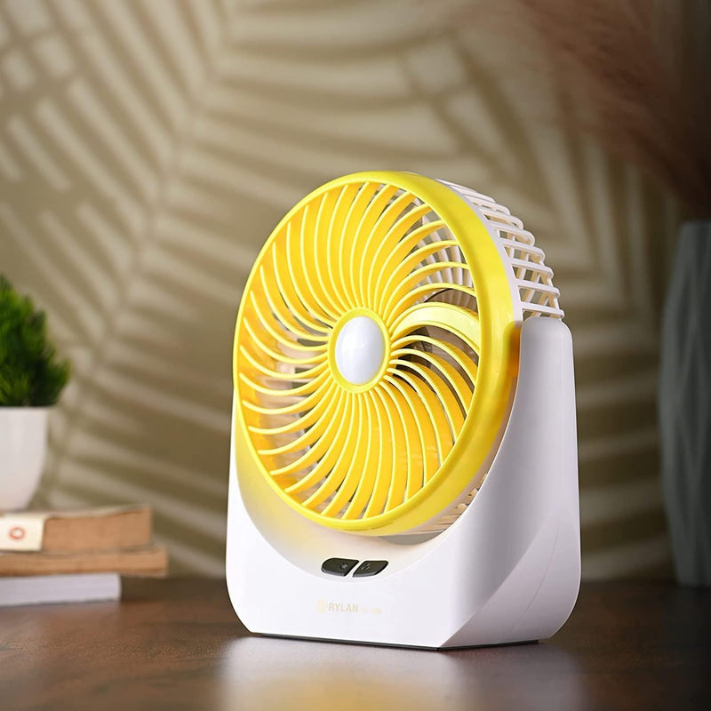 Jysuper Table fan Powerful Rechargeable Table Fan with LED Light, Table Fan for Home, Table Fans, Table Fan for Office Desk, Table Fan High Speed, Table Fan For Kitchen