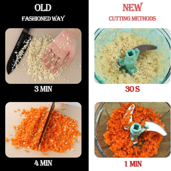 Vegetable Chopper 6 Blade 1000ml