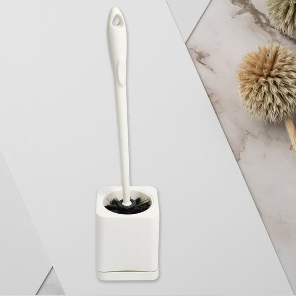 Toilet Brush Set Household Cleaning Toilet Brushes Holder Sets Home Bathroom Hotel Long Handle No Dead Angle Decontamination Floor-Mounted Wall-Mounted Cleaner Brush Tool