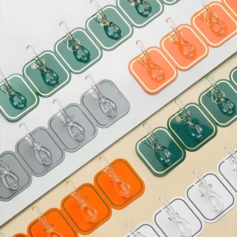 Self Adhesive Hook Colorful 6 Pcs