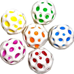 Moon Ball | Easy to Grip and Catch.(White) 1 Qty Random Color