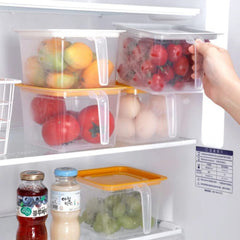 Air Tight Unbreakable Big Size 1100 Ml Square Shape Kitchen Storage Container (Set Of 6),Multicolor