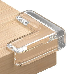 Corner Protector for Baby Soft Transparent Table Corner Guards & Edge Protectors for Sharp Edges, Furniture & Bed Corners (4psc)