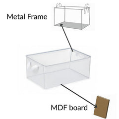 Basket Organizer with Handles Foldable Storage