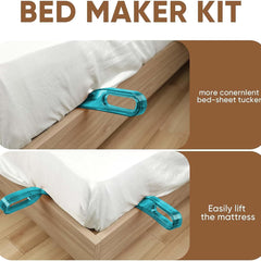 Mattress Lifter Tool Lifter Stand & New Bed Sheet Tucker Tool Durable and Efficient/Ergonomic Handle/Relieves Back Pain/Easy Bed Making Tool Can Tuck Sheets/Holds Mattress Wedge Elevator