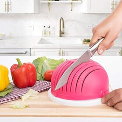 Multipurpose Salad Cutter Bowl Easy to 60 Seconds Salad Maker Kitchen Tools Salad Chopper
