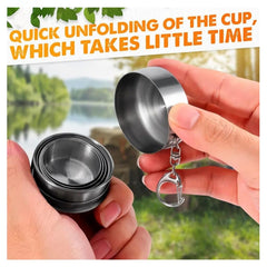 Steel Folding Cup Small