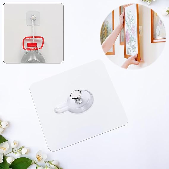 Multipurpose Adhesive Damage-Free Photo Frame Wall Hooks